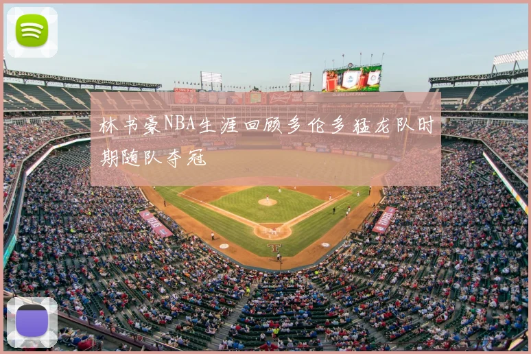 林书豪NBA生涯回顾多伦多猛龙队时期随队夺冠
